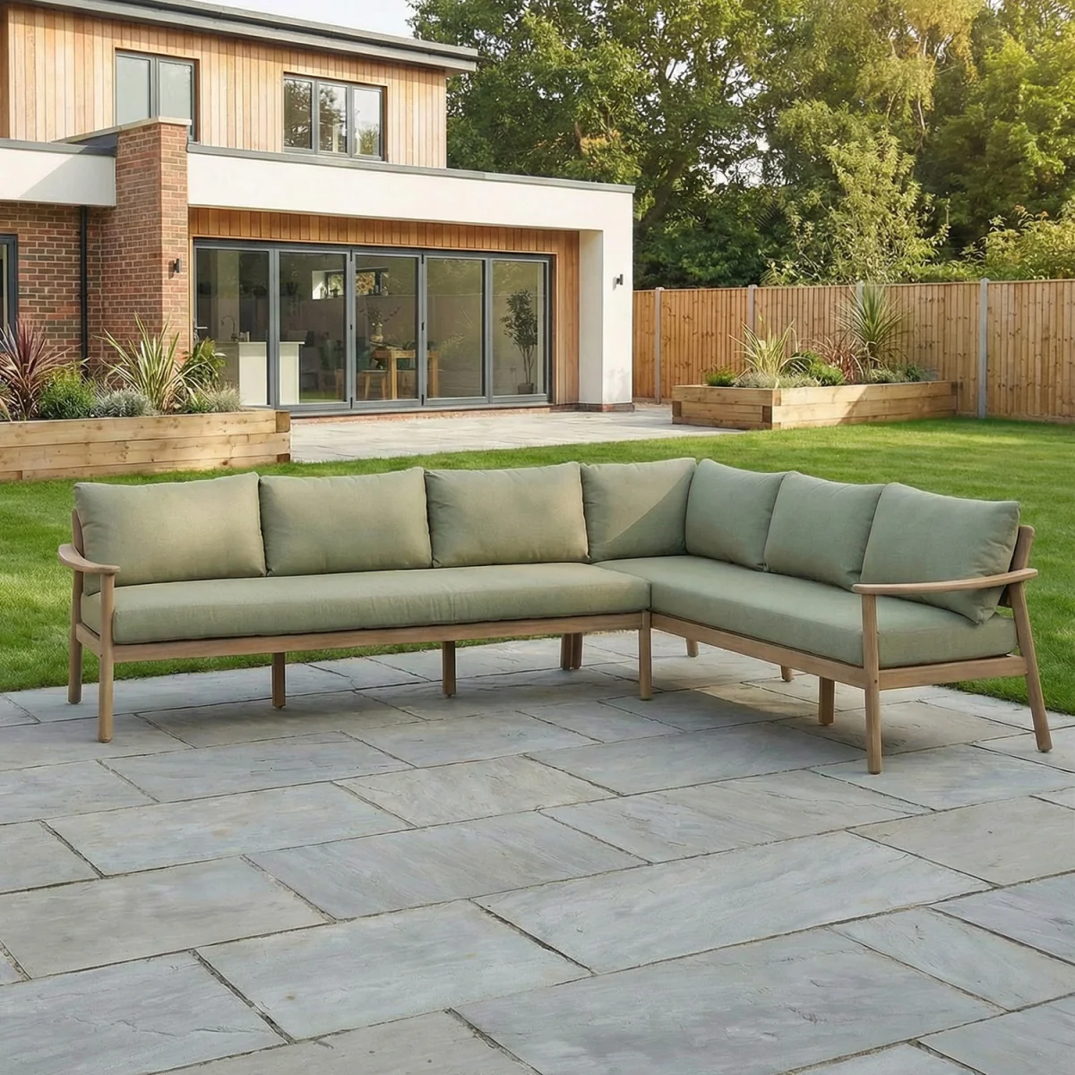 Tetbury Corner Sofa Set - Brown – image 9