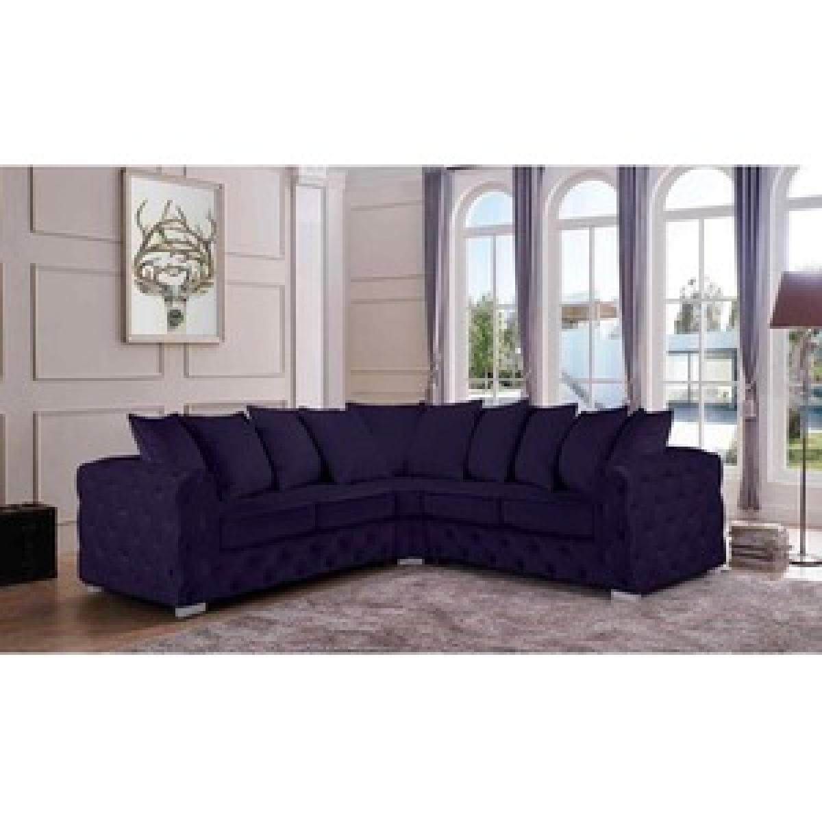 Owen Scatterback Corner Sofa in Plush Velour Velvet - Mushroom – image 2