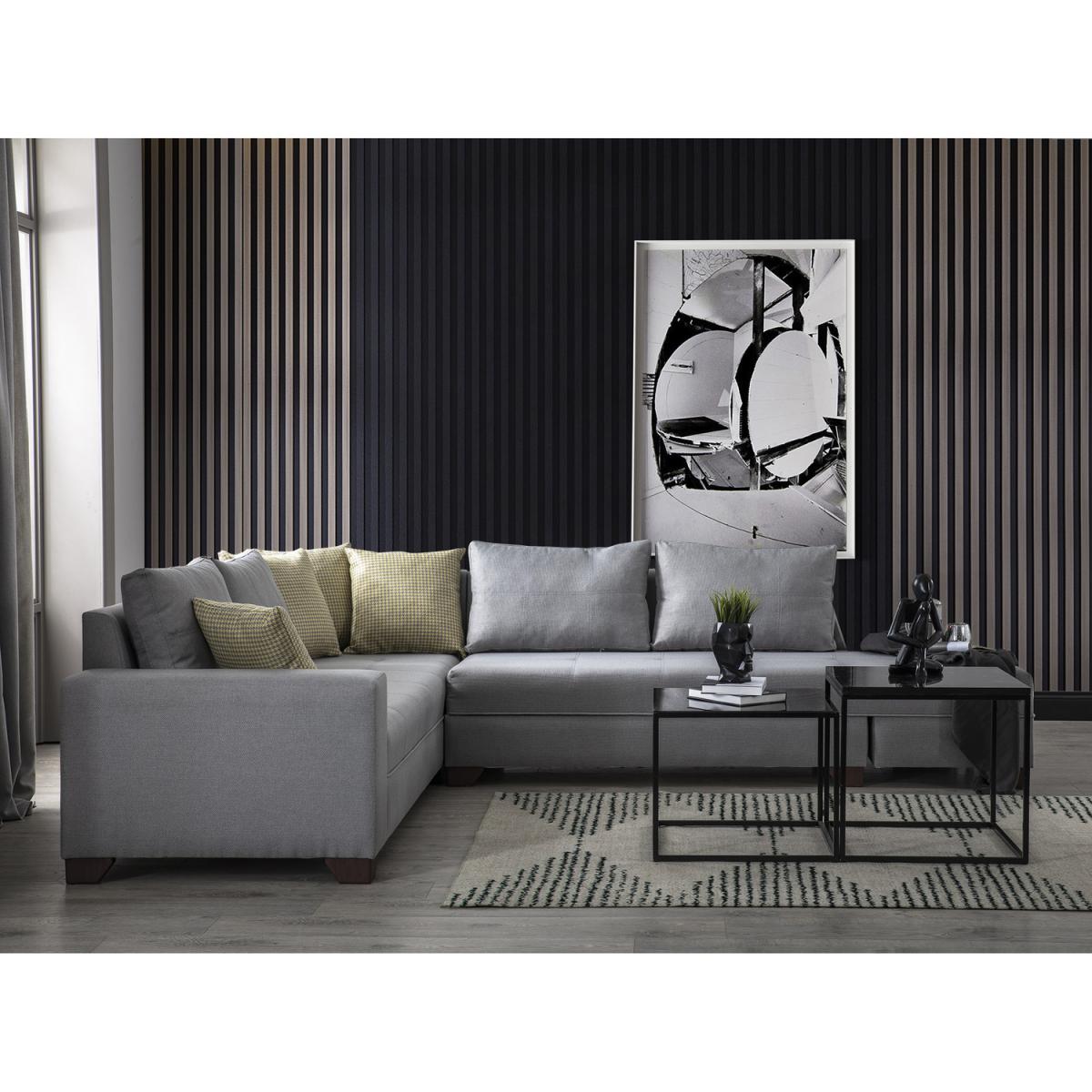 Esse Corner Sofa Light Grey - Right side - Light Grey – image 3