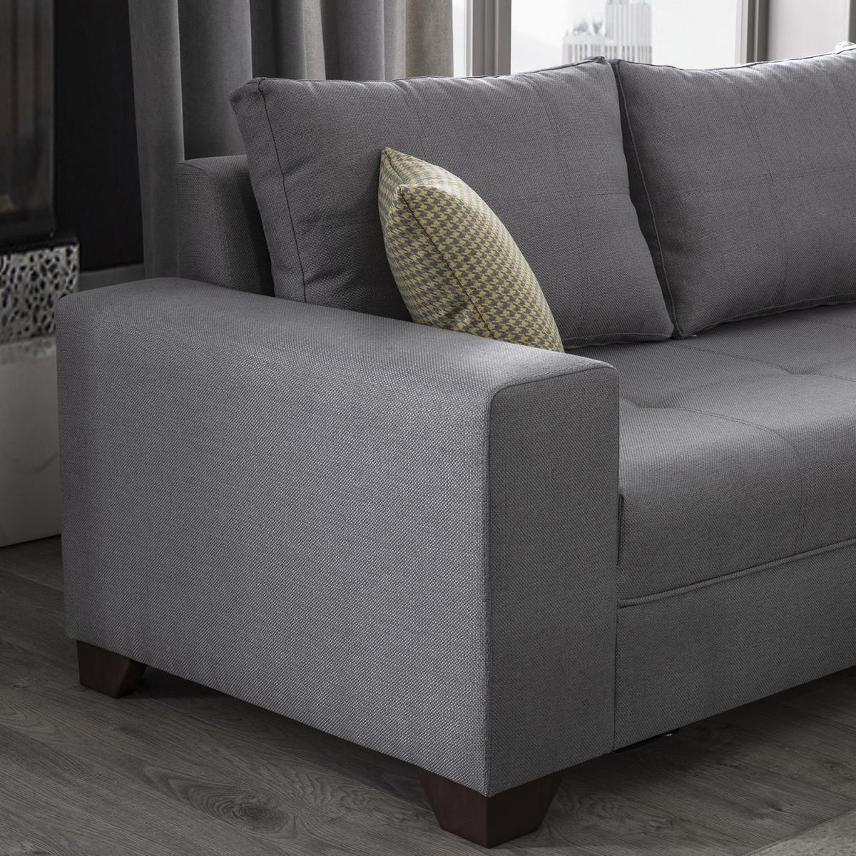 Esse Corner Sofa Light Grey - Right side - Light Grey – image 4