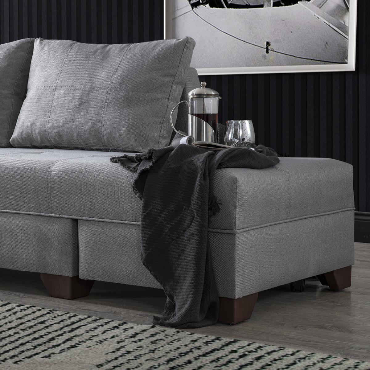 Esse Corner Sofa Light Grey - Right side - Light Grey – image 5
