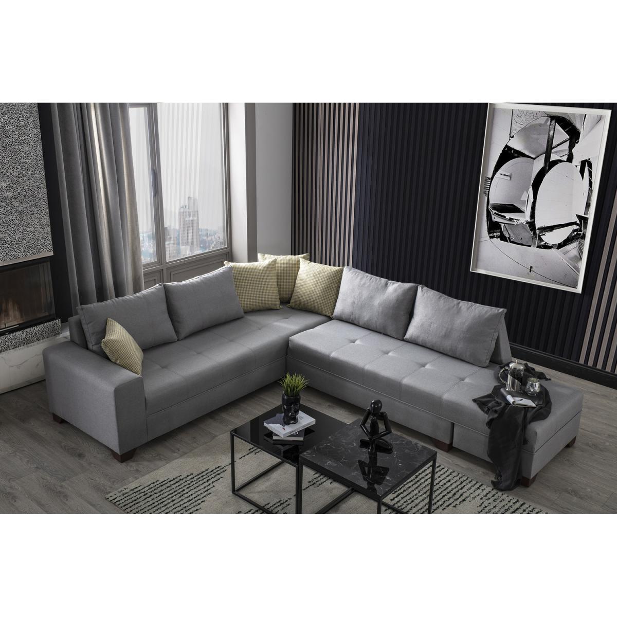 Esse Corner Sofa Light Grey - Right side - Light Grey – image 7