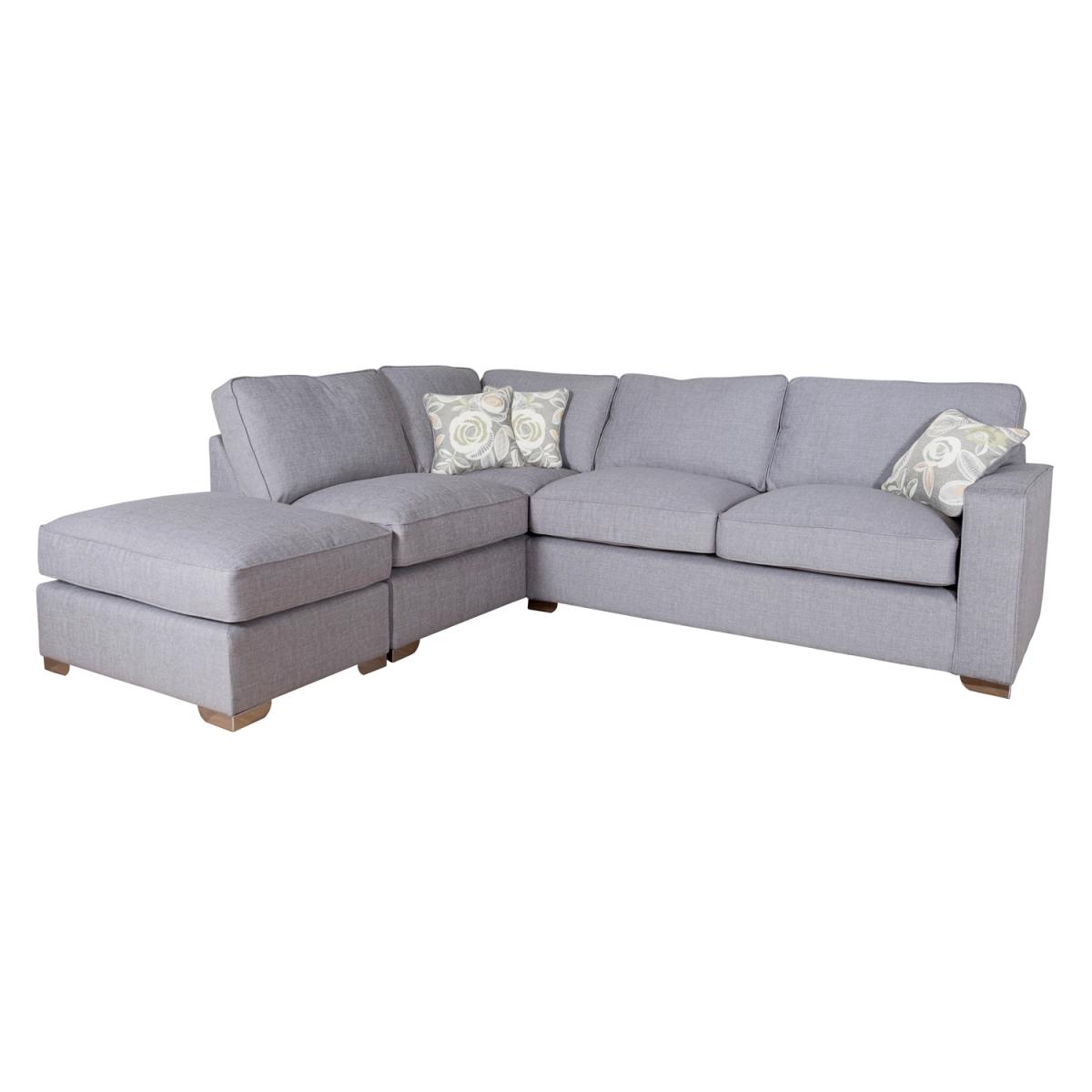 New York Barley Silver Corner Sofa Unit - Barley Silver / Camelia Winter / Right-hand – image 2