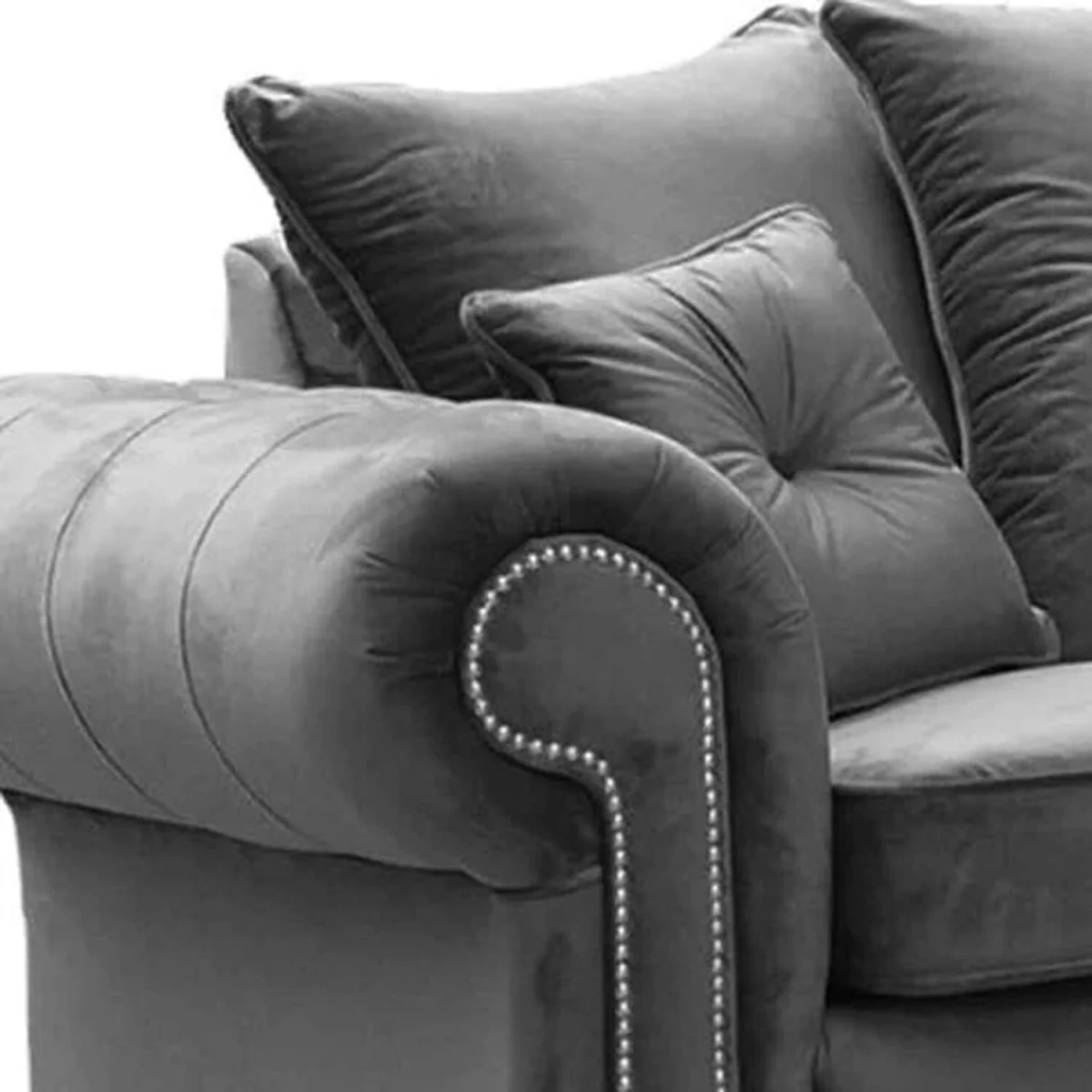 Kashmir 2c2 Corner Sofa - Seal Grey - Grey – image 3