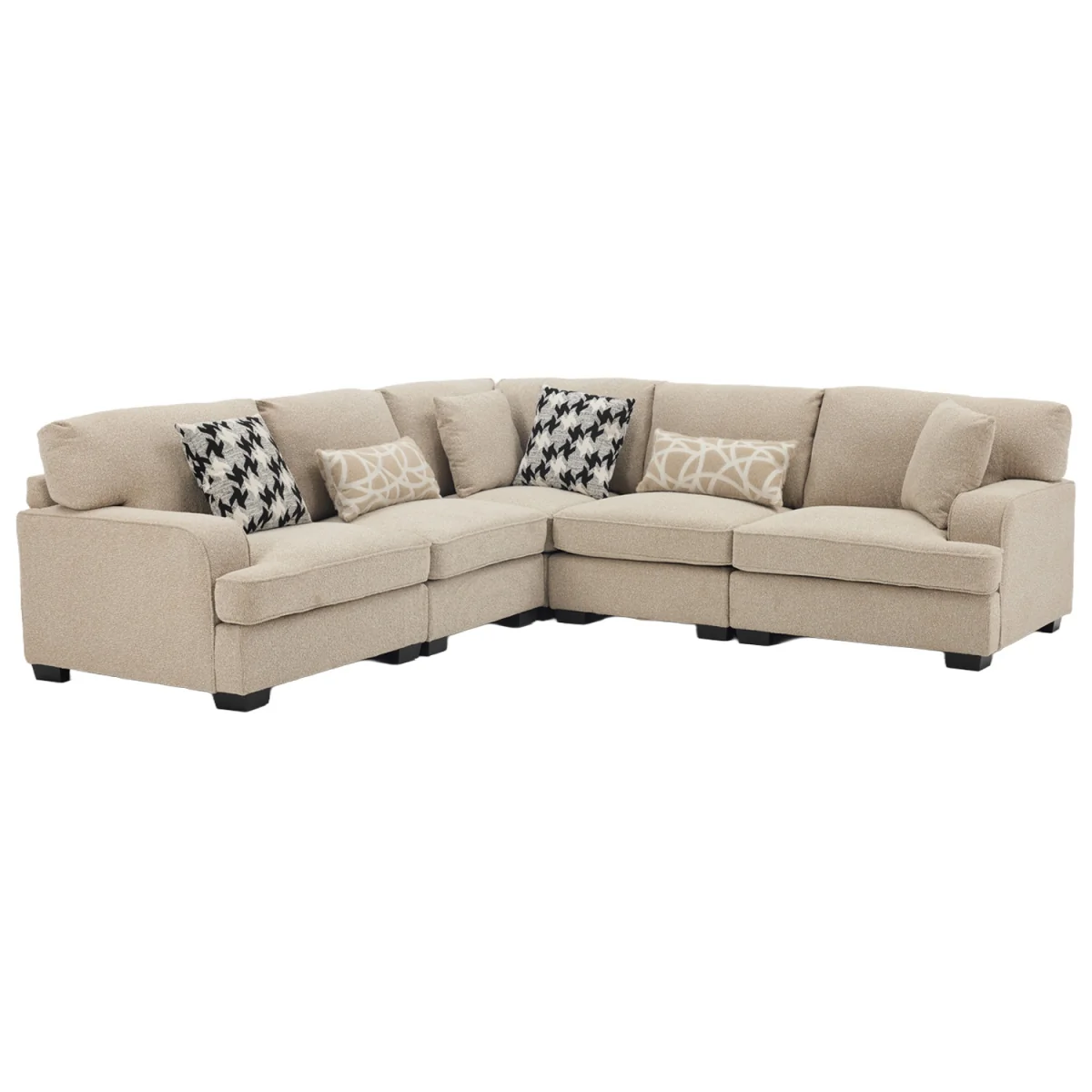 Chester L-Shaped Corner Sofa - Beige – image 2