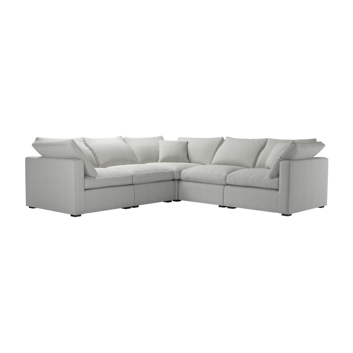 Long Island Slim Medium Corner Sofa in Wishing Well Organic Smart Cotton – image 1
