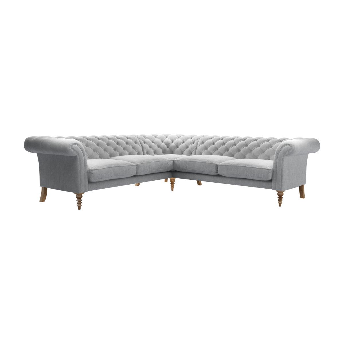 Oscar Large Corner Sofa in Goodwin Grey Sandgate - sofa.com