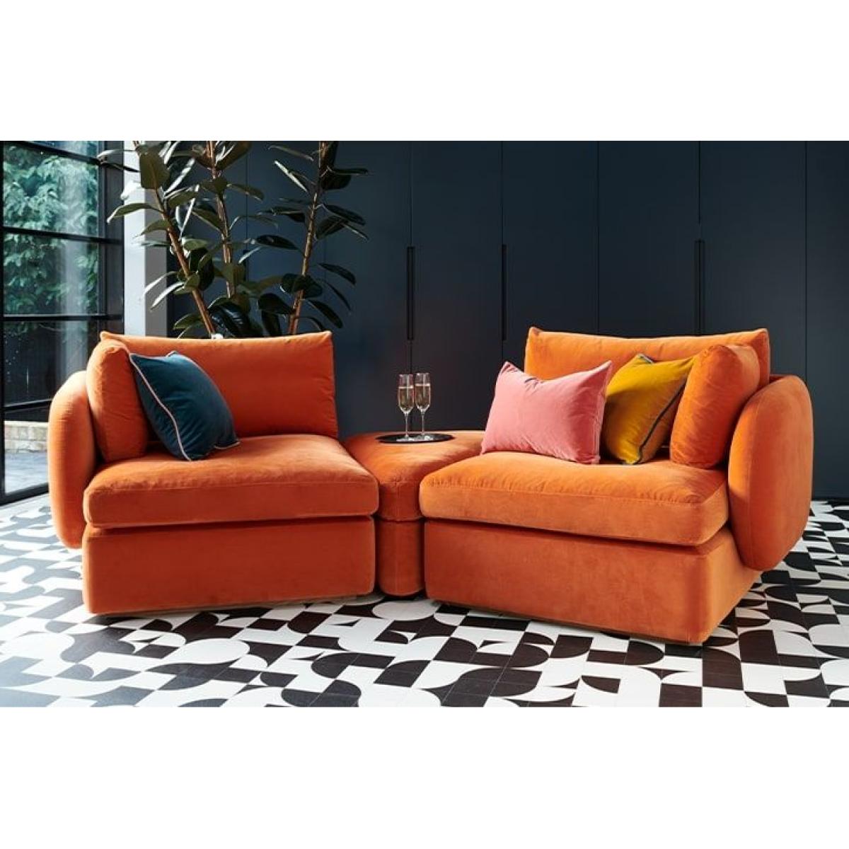 Ren Medium Corner Sofa in Holkham Norfolk Cotton – image 4