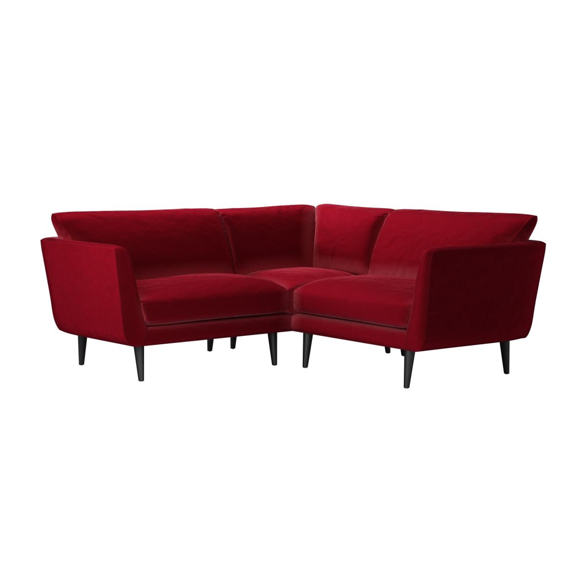 Holly Extra Small Corner Sofa in Malbec Cotton Matt Velvet – image 1