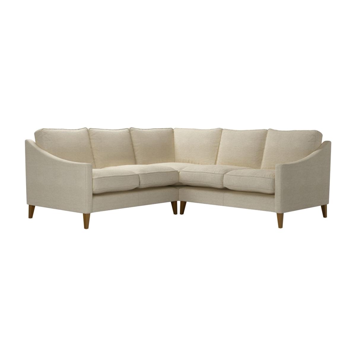 Iggy Small Corner Sofa in Pampas Hygge Smart Linen – image 1