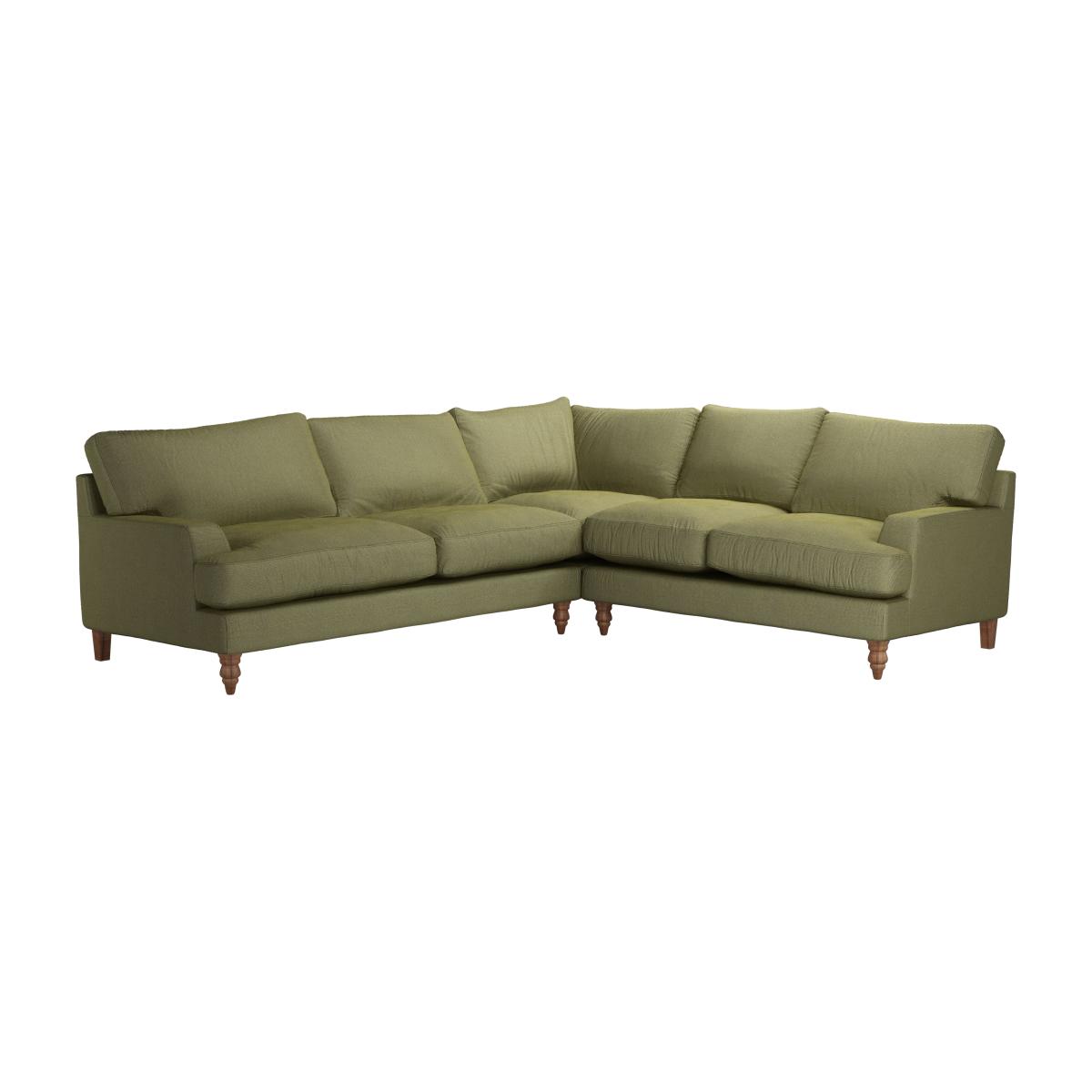 Isla Asym. Crn: LHF 2.5 Seat w RHF 2 Seat in Lichen Heathland Weave - sofa.com