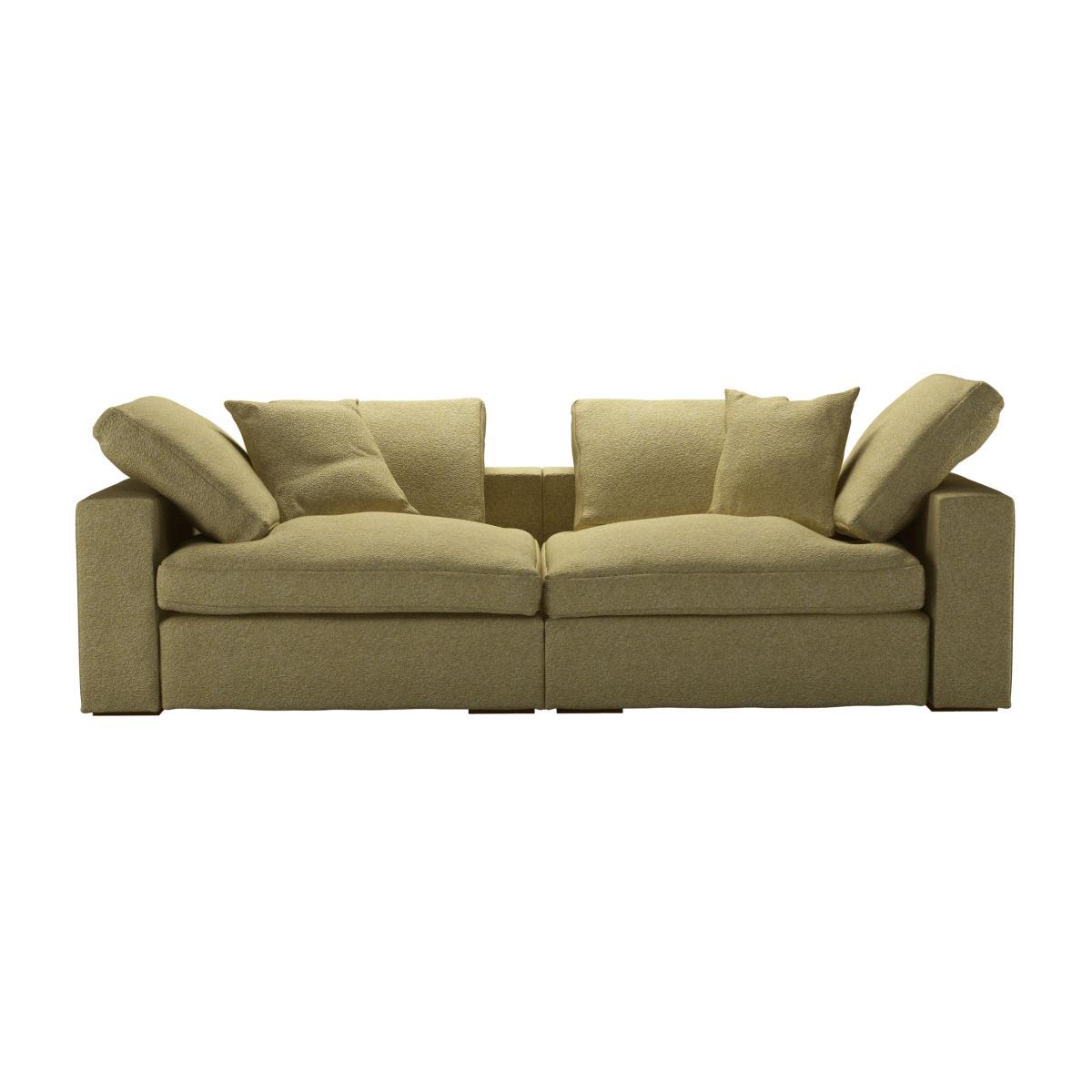 Long Island 2 Seat Sofa in Lemongrass Plush Tweed Boucle - sofa.com – image 1