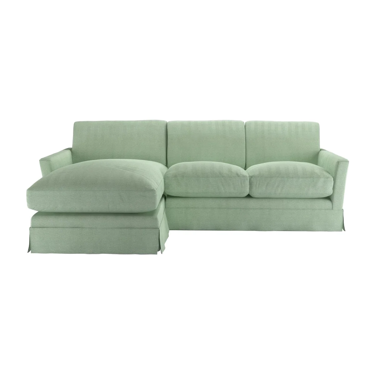 Otto Medium LHF Chaise Sofa in Miami House Herringbone Weave - sofa.com