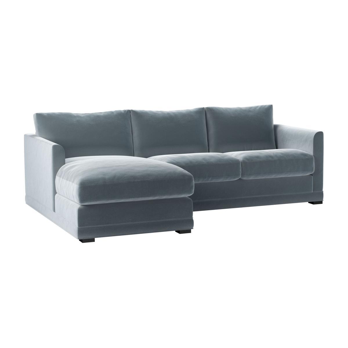 Aissa Small LHF Chaise Sofa in Windermere Cotton Matt Velvet - sofa.com