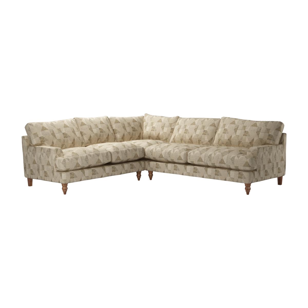 Isla Asym. Crn: LHF 2 Seat w RHF 2.5 Seat in Desert Pyramid Textured Weave - sofa.com