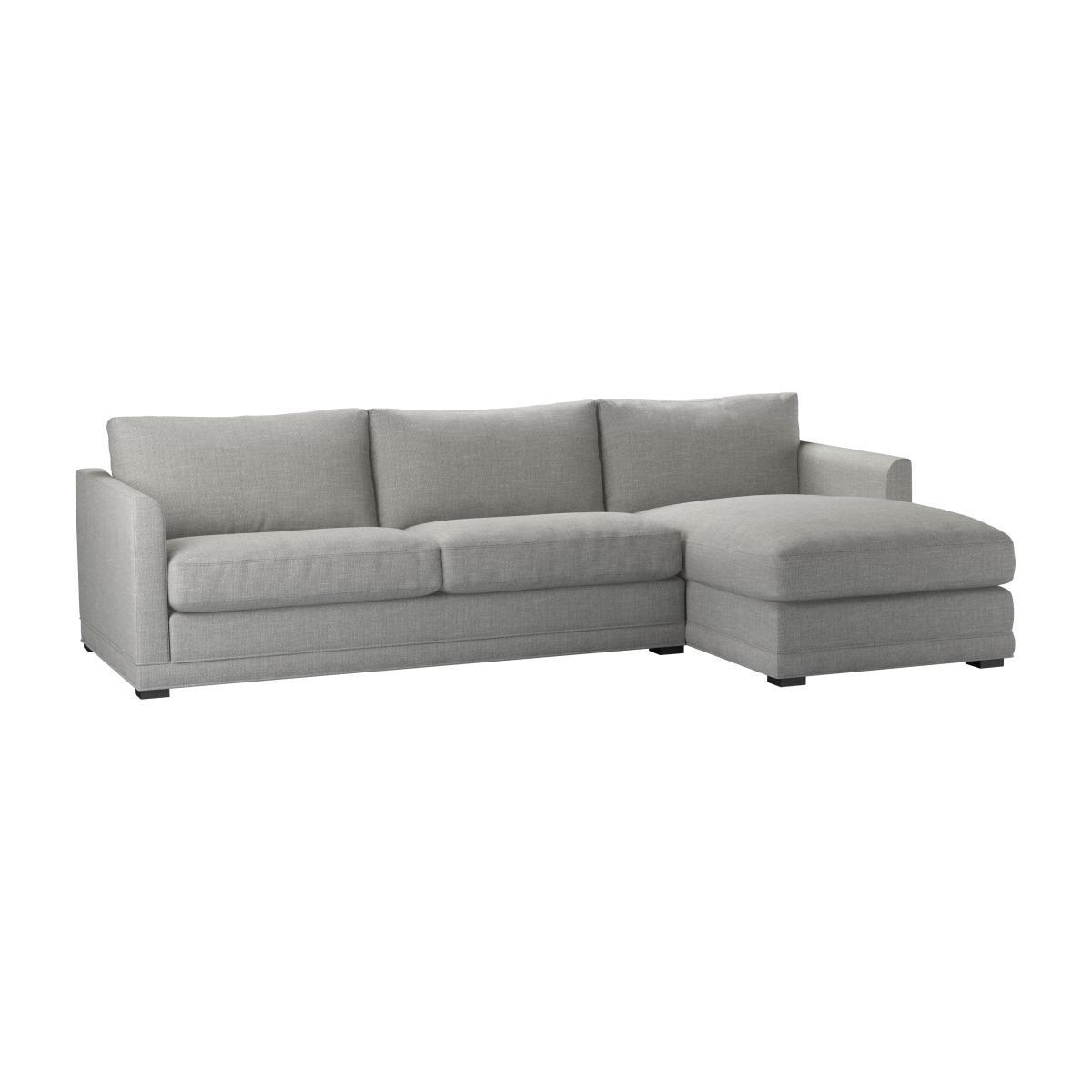 Aissa Large RHF Chaise Sofa in Marble Silky Jacquard Weave - sofa.com