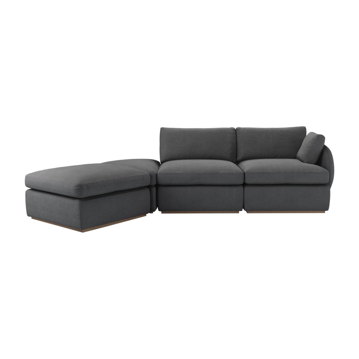 Ren RHF Modular Sofa in Monsoon Brushed Linen Cotton – image 1