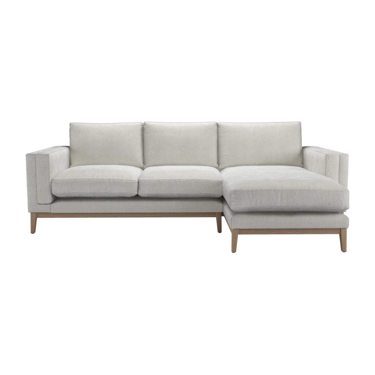 Costello RHF Chaise Sofa in Shell Heathland Weave - sofa.com – image 1