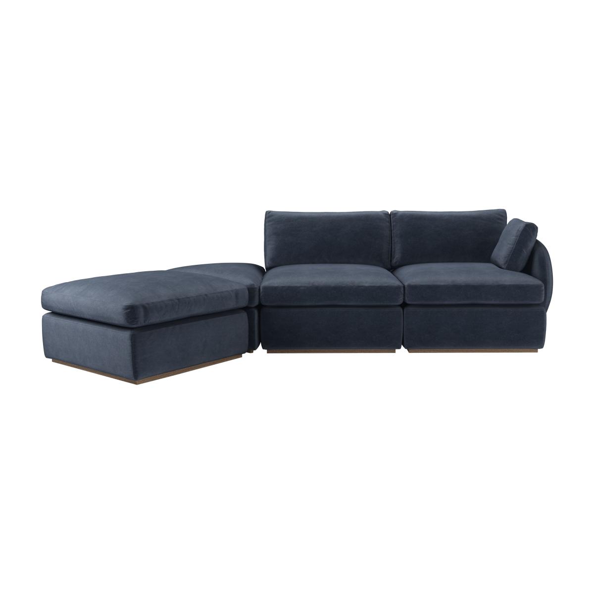 Ren RHF Modular Sofa in Armour Smart Velvet – image 1