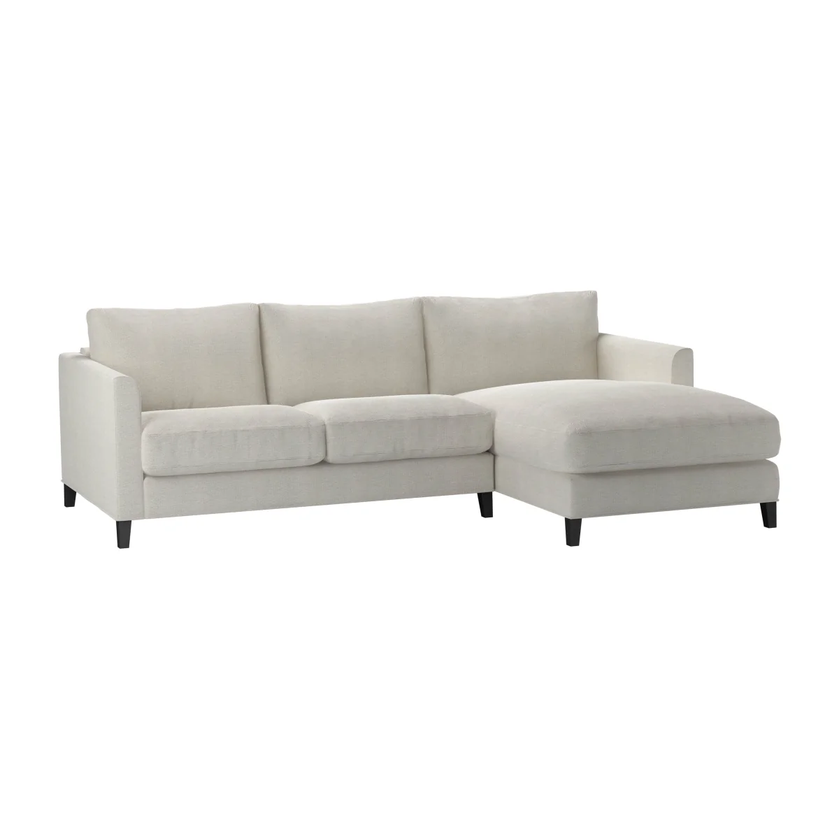 Nearly New Izzy Small RHF Chaise Sofa in Clay House Basket Weave - sofa.com