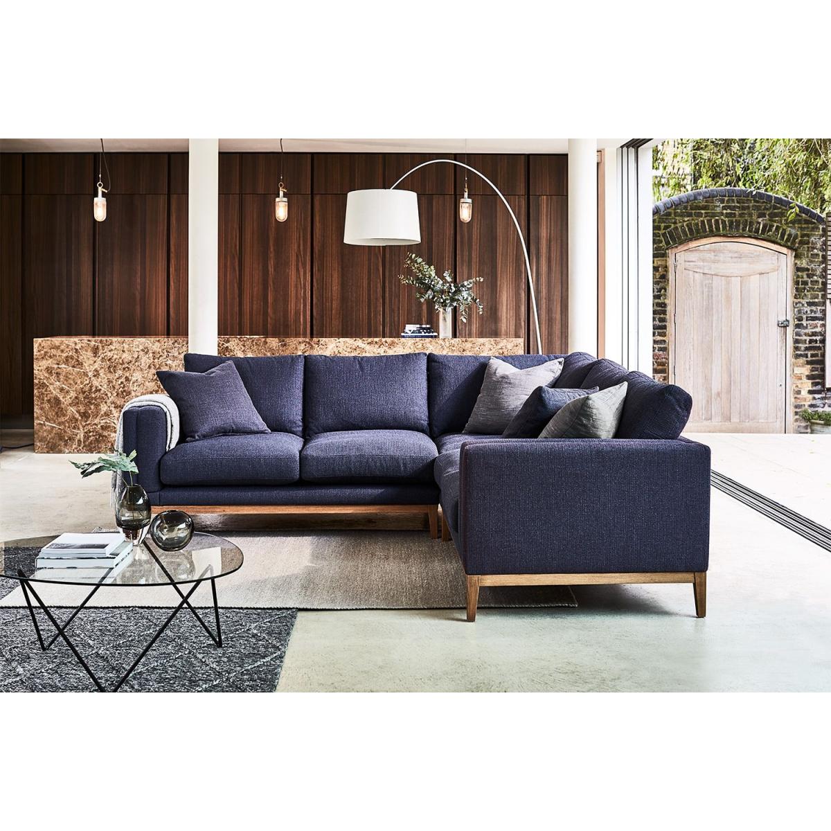 Costello  Medium Corner Sofa in Jasmine Silky Jacquard Weave – image 2