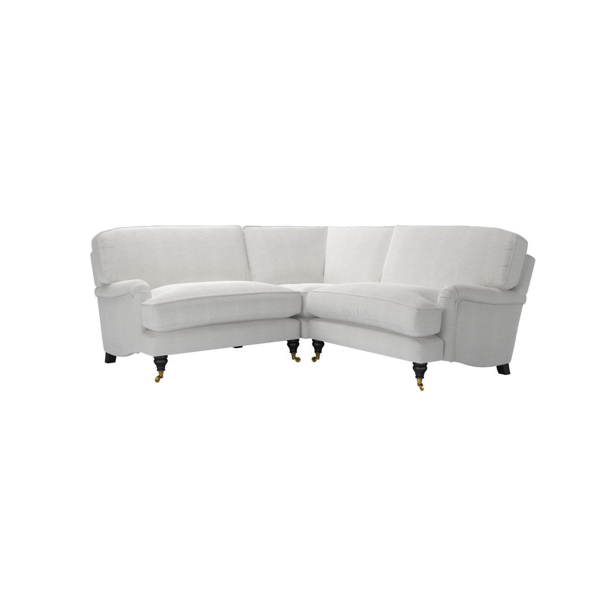 Bluebell Asym. Crn: LHF 2 Seat w RHF 2.5 Seat in Prussian Blue Cotton Matt Velvet - sofa.com – image 4