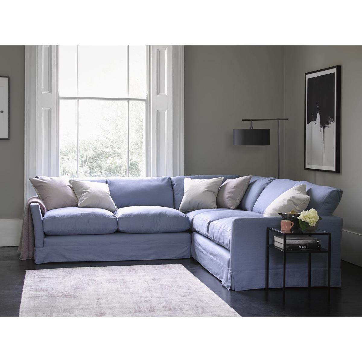 Otto Small Corner Sofa in Damson Smart Velvet – image 2