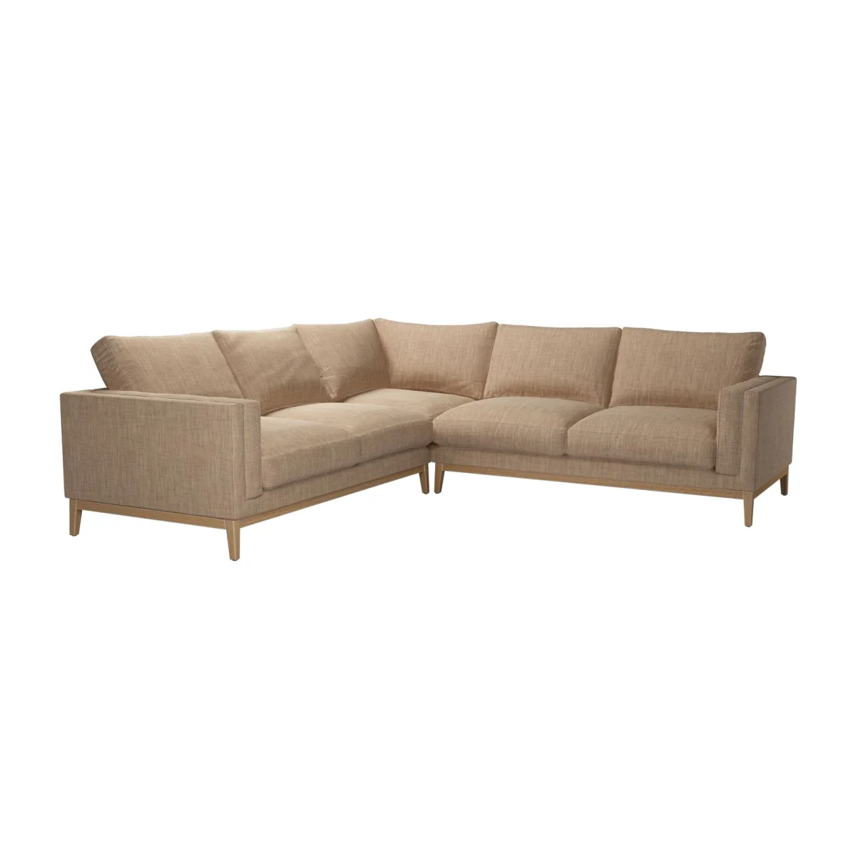 Costello Large Corner Sofa in Driftwood Baylee Multi-Tone Viscose Linen - sofa.com