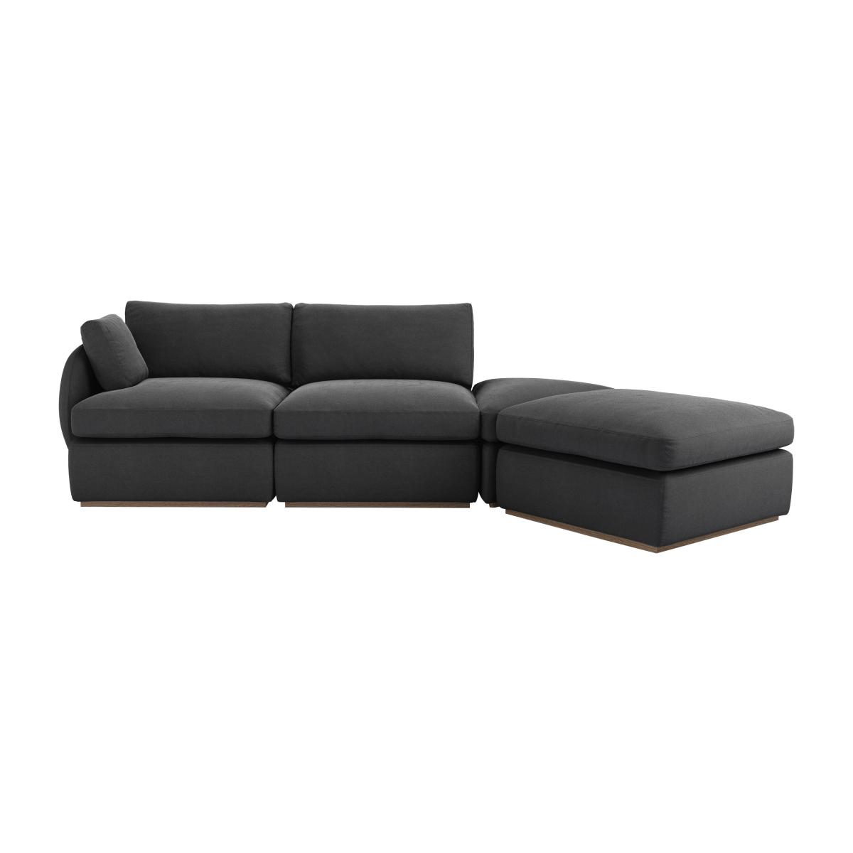 Ren LHF Modular Sofa in Arctic Seal Easy Cotton – image 1