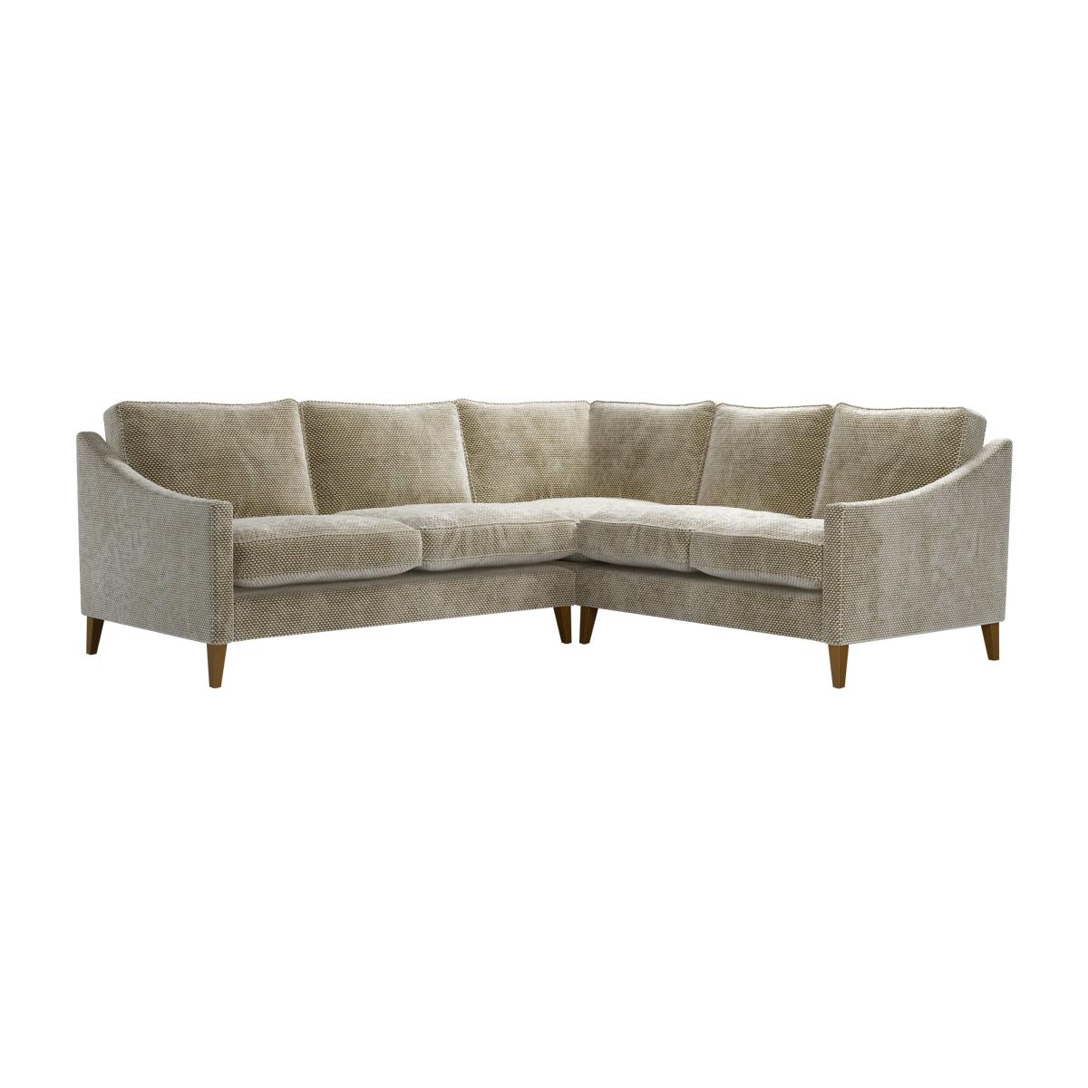 Iggy Asym. Crn: LHF 2.5 Seat w RHF 2 Seat in Cappuccino Bubble Velvet - sofa.com – image 1