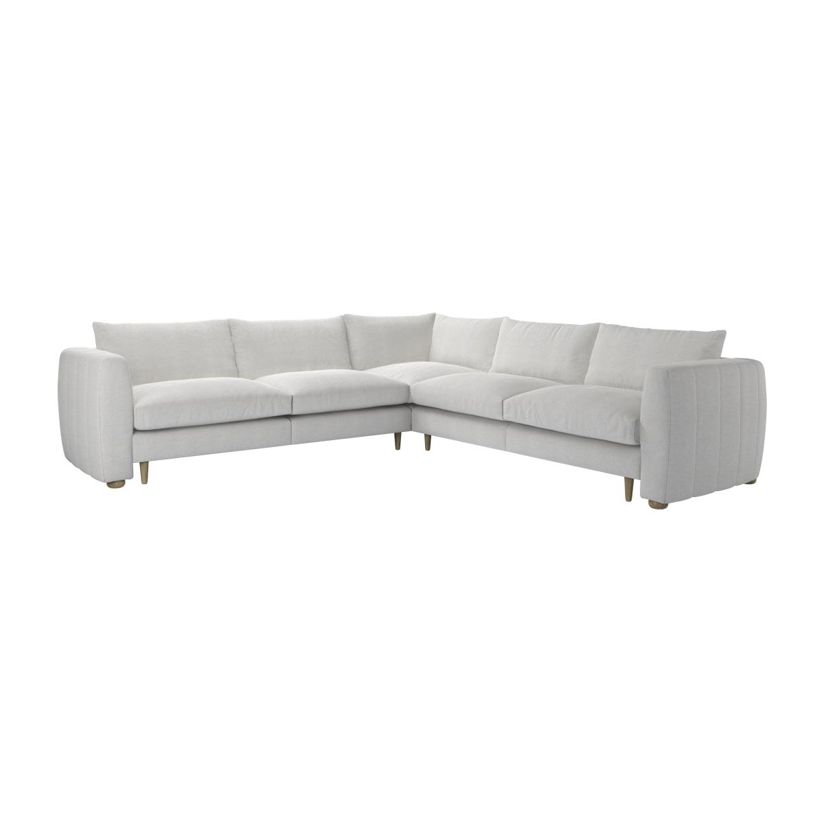Tiffany Medium Corner Sofa in Shearling Hygge Chunky Weave