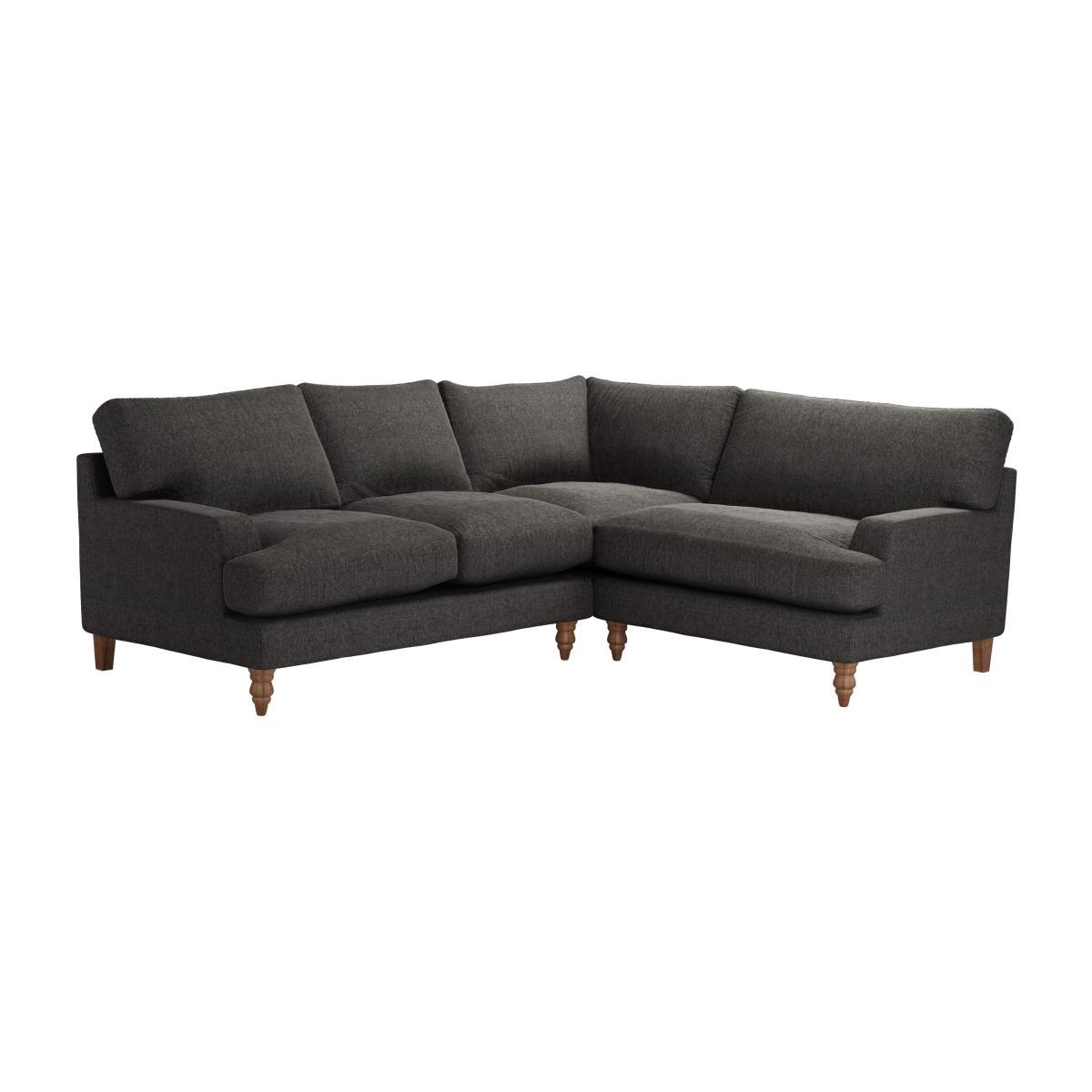 Isla Asym. Crn: LHF 2 Seat w RHF Loveseat in Anthracite Quartz - sofa.com – image 1
