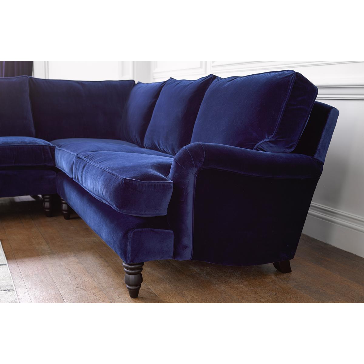 Bluebell Asym. Crn: LHF Loveseat w RHF 2 Seat in Grey Marl Highland Tweed - sofa.com – image 4