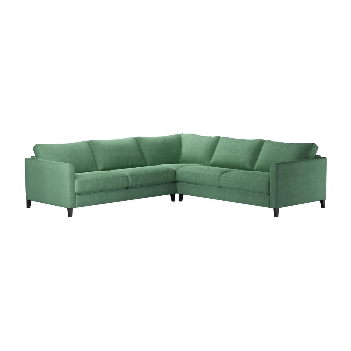 Izzy Medium Corner Sofa in Celadon Easy Cotton