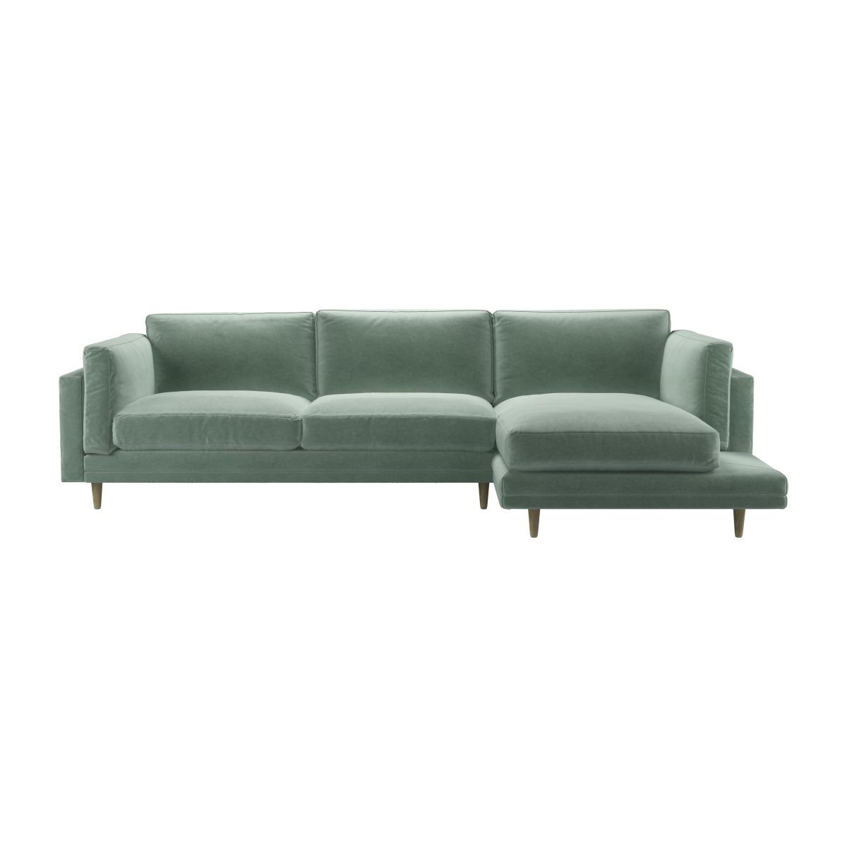 Marco RHF Chaise Sofa in Sage Smart Velvet – image 1