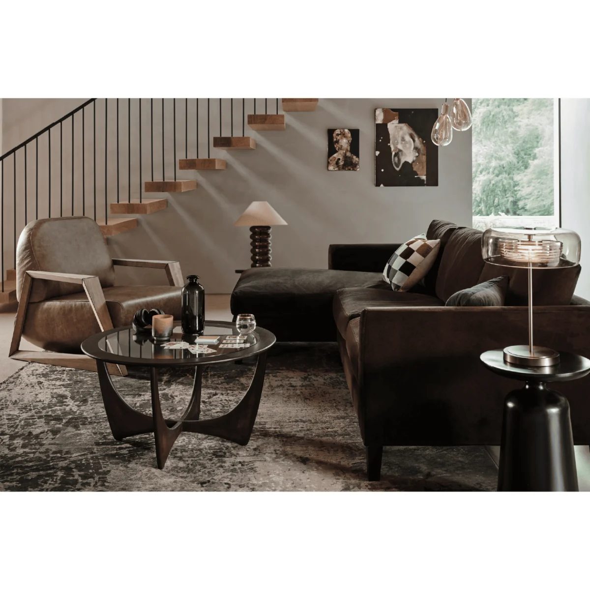 Izzy Medium RHF Chaise Sofa in Cardamon Brushed Linen Cotton - sofa.com – image 4