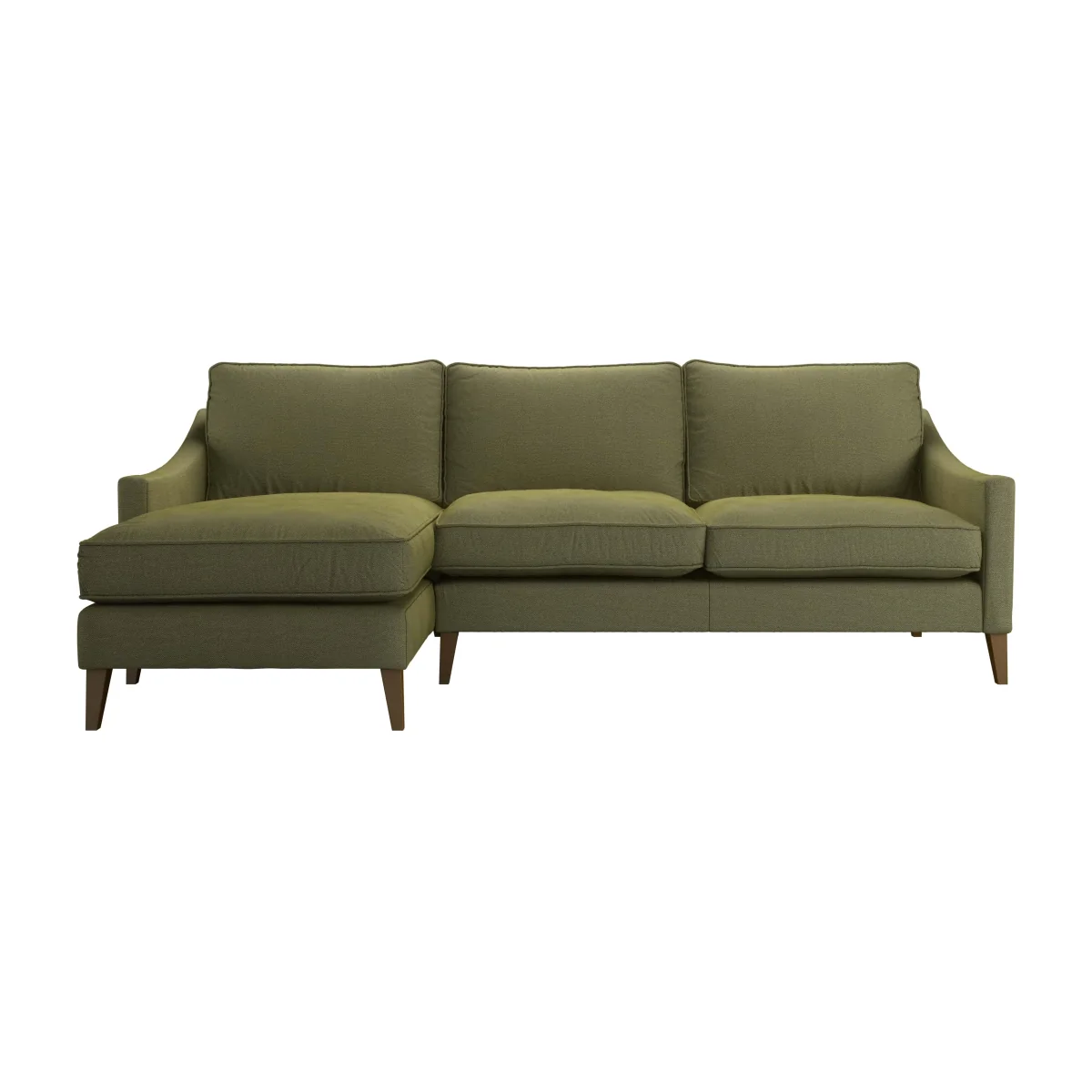 Iggy Medium LHF Chaise Sofa in Lichen Heathland Weave - sofa.com