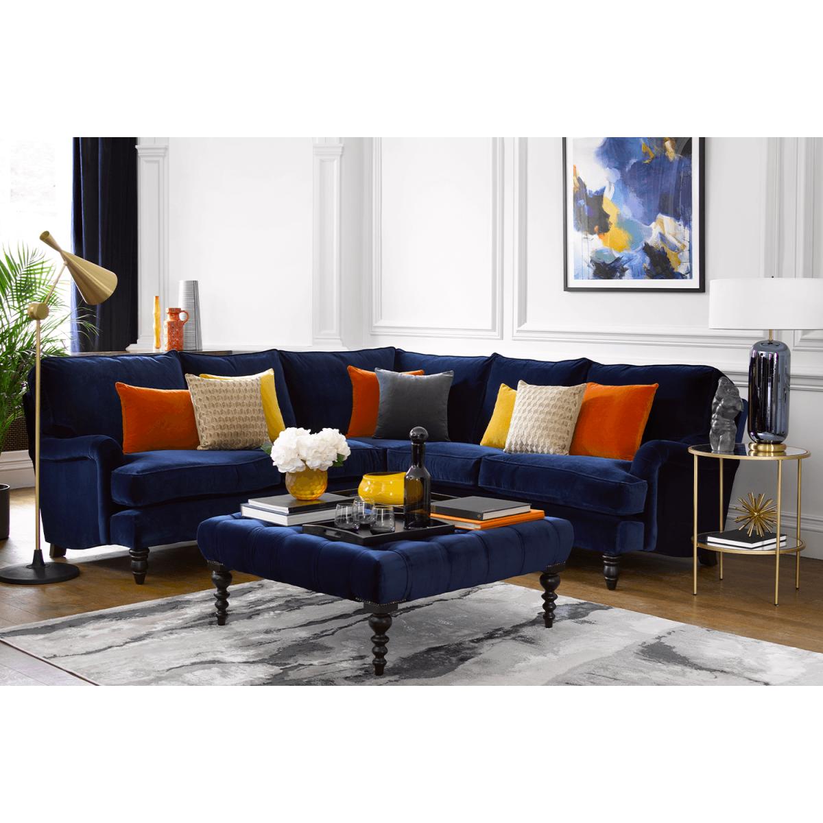 Bluebell Large Corner Sofa in Flint Vermeer Linen - sofa.com – image 2