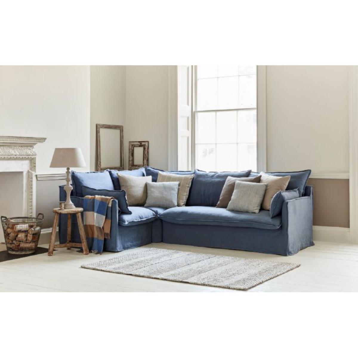 Isaac Asym: LHF Single w RHF 2 Seat Sofabed in Houndstooth Soft Sustainable Wool - sofa.com – image 2