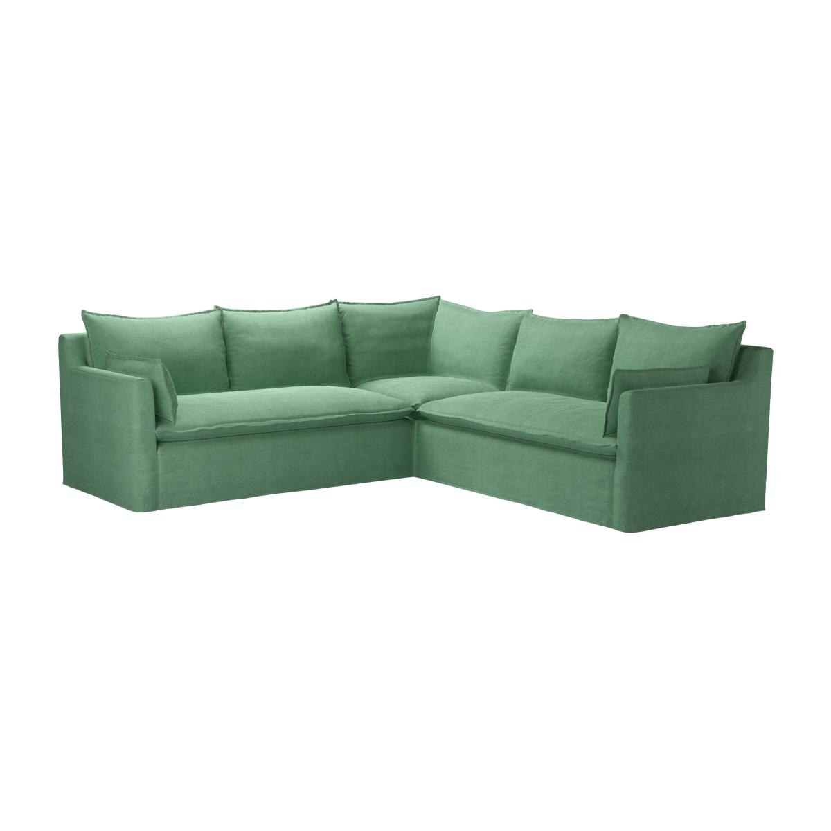 Anders Medium Corner Sofa in Celadon Easy Cotton – image 1