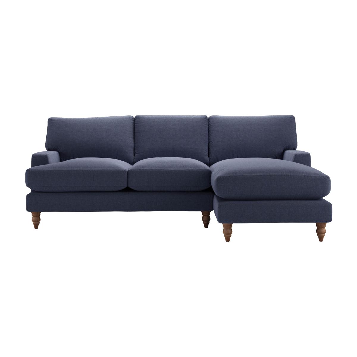 Perfectly Pristene Isla Medium RHF Chaise Sofa in Uniform House Plain Weave - sofa.com – image 1