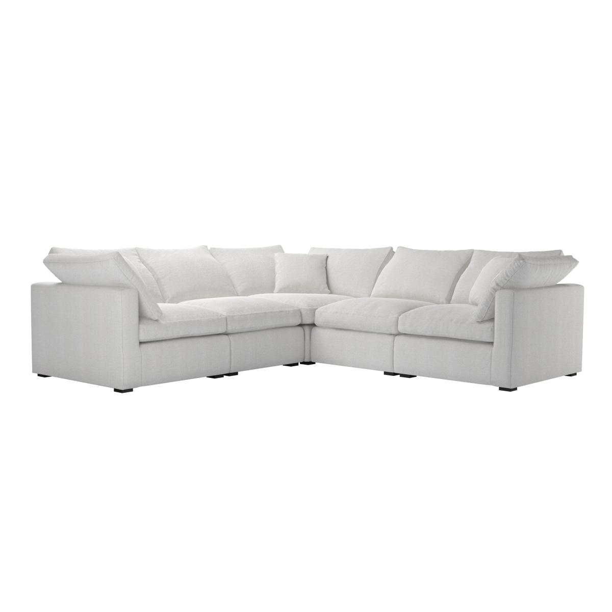 Long Island Slim Medium Corner Sofa in Apollo Easy Care Velvet – image 2