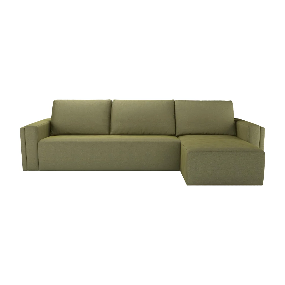 Oswald RHF Open End Corner Sofa in Lichen Heathland Weave - sofa.com