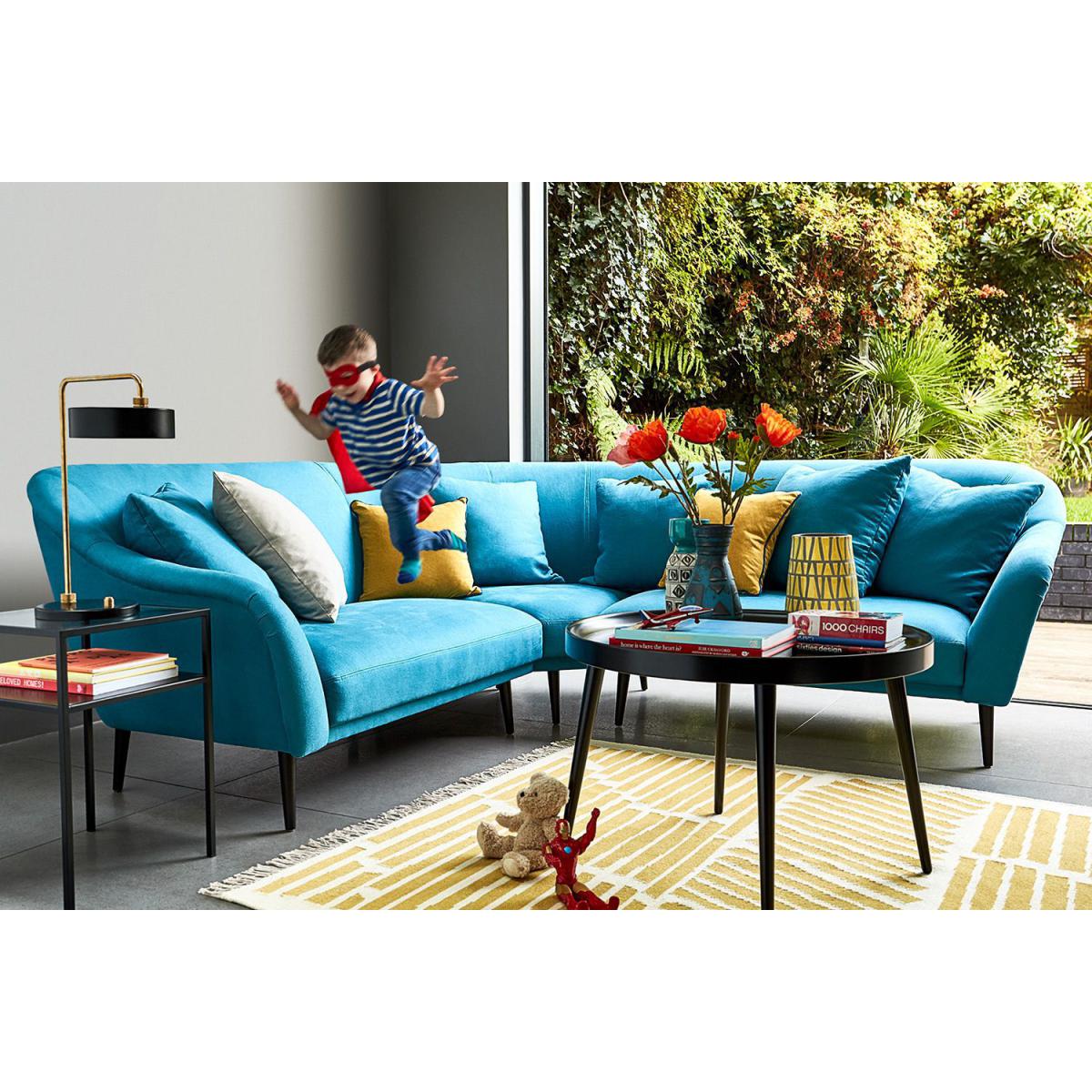 Jasper Right Hand Double With Left Hand 2.5 Seat in Hydrangea Highland Tweed - sofa.com – image 2