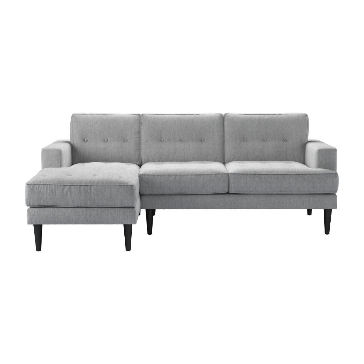Mabel Medium LHF Chaise Sofa in Goodwin Grey Sandgate - sofa.com