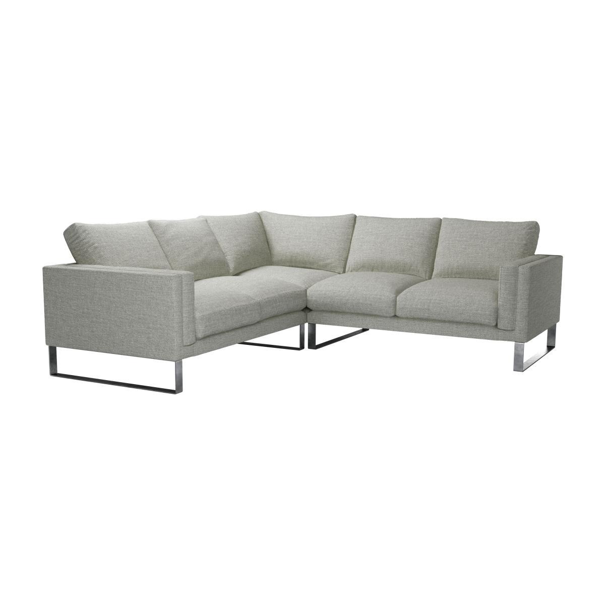 Costello Medium Corner Sofa in Grey Marl Highland Tweed - sofa.com – image 1