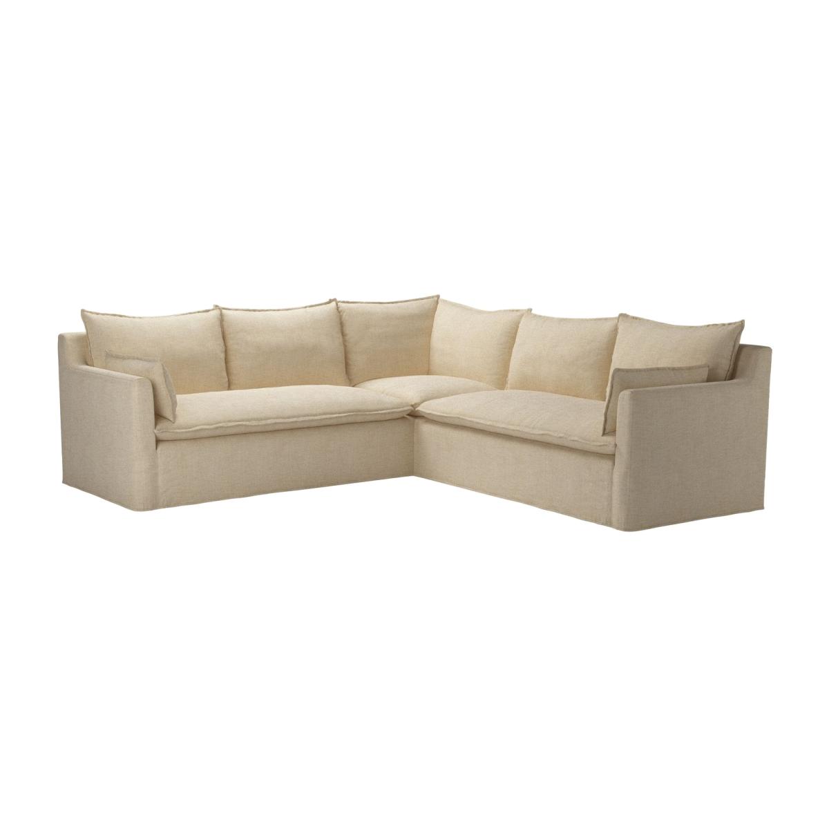 Anders Medium Corner Sofa in Shearling Hygge Chunky Weave – image 1