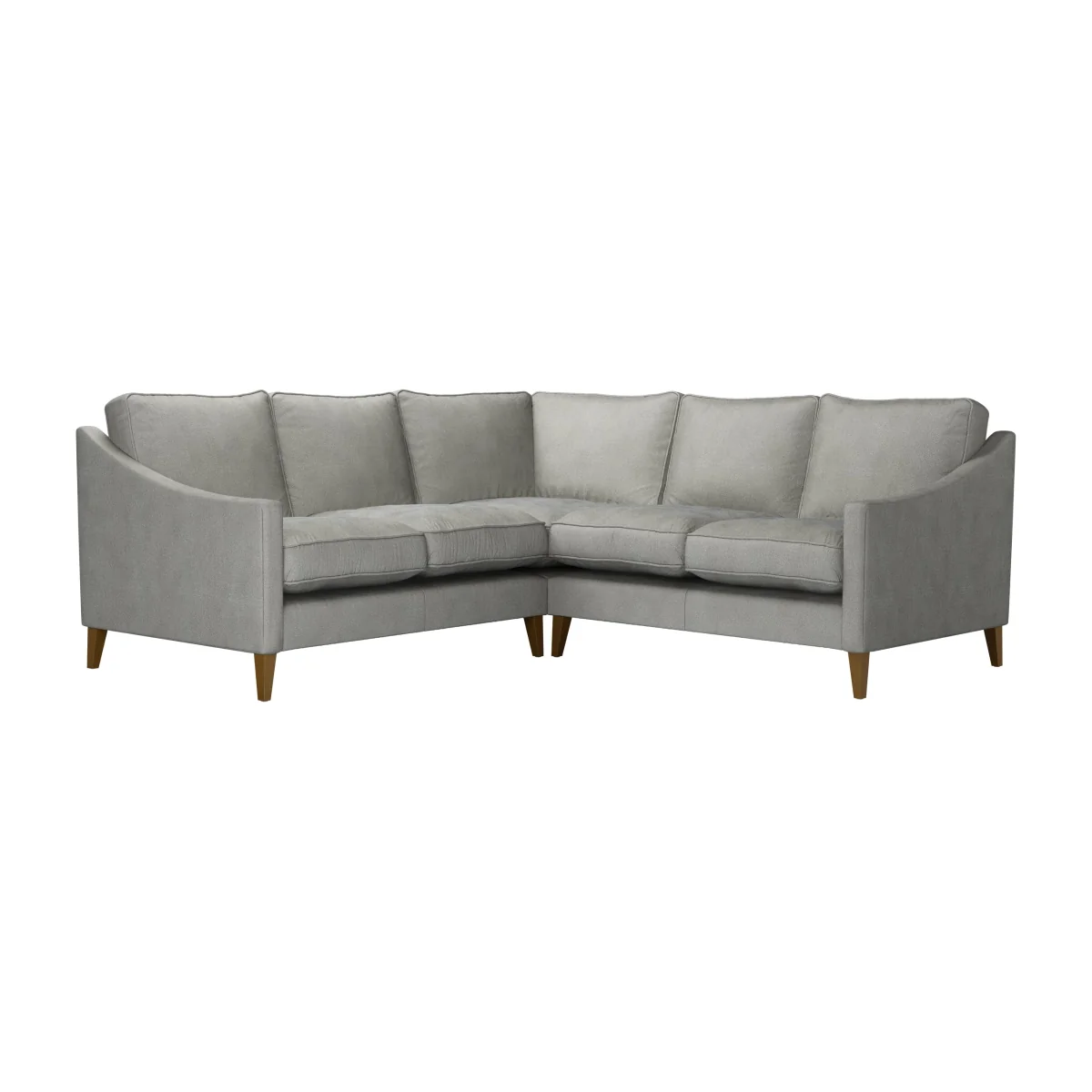 Iggy Small Corner Sofa in Mushroom Heathland Weave - sofa.com