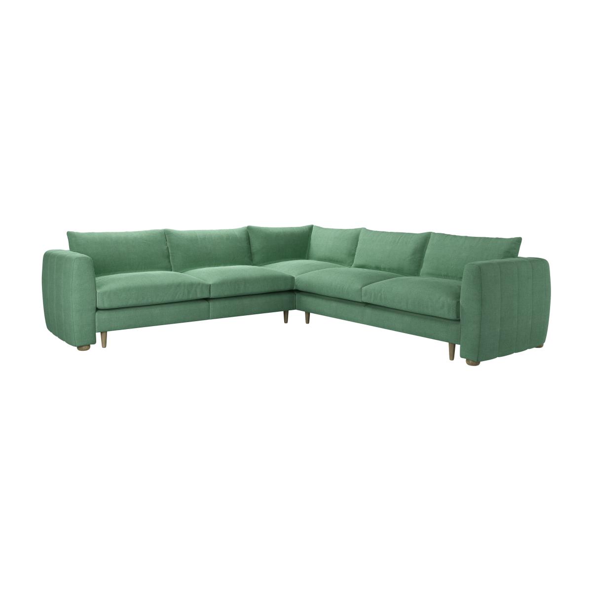 Tiffany Medium Corner Sofa in Celadon Easy Cotton – image 1