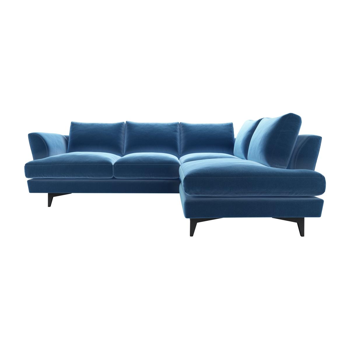 Lars RHF Open End Corner Sofa in Bahama Cotton Matt Velvet – image 1